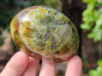 Polished Green Opal Palm Stones x 6 From Madagascar - Toprock Gemstones and Minerals 