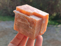 Natural Sunset Orange Calcite Specimens x 6 From Spitzkop, Namibia - Toprock Gemstones and Minerals 