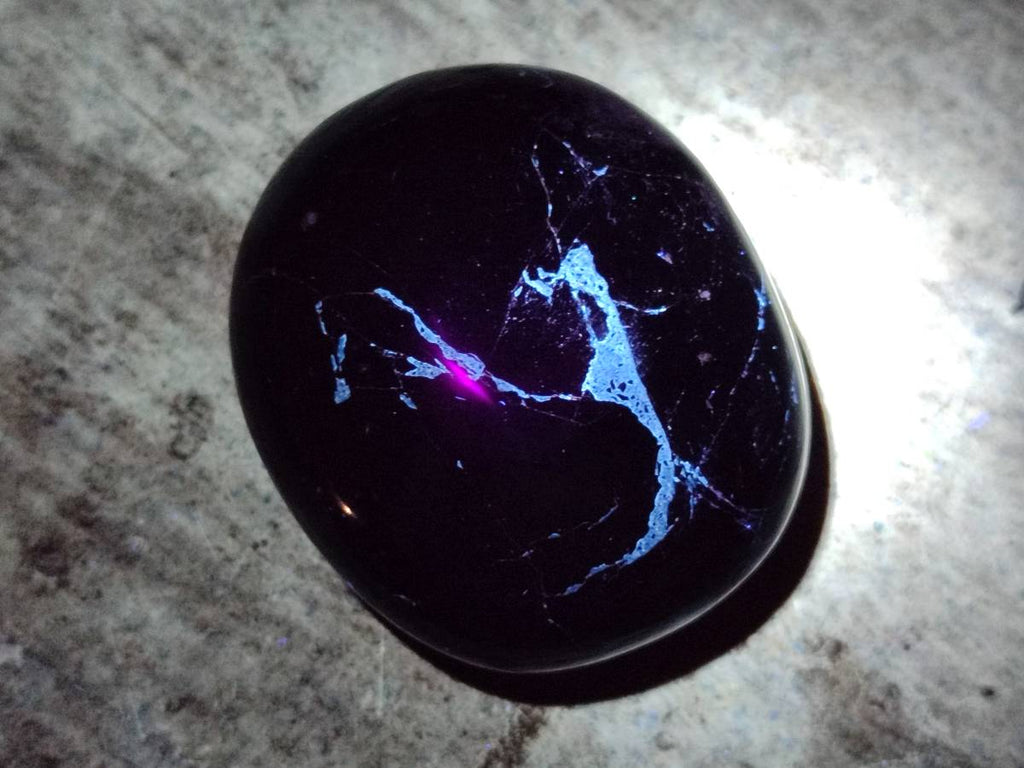 Polished Black Tourmaline Palm Stones x 6 From Madagascar - Toprock Gemstones and Minerals 