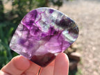Polished Watermelon Fluorite Free Forms x 12 From Uis, Namibia - Toprock Gemstones and Minerals 