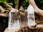 Polished Clear Quartz Crystals x 12 From Madagascar - Toprock Gemstones and Minerals 