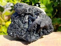 Natural Schorl Black Tourmaline Specimen x 1 From Erongo, Namibia