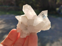 Natural Etched Quartz Crystals and Clusters x 12 From Mpika, Zambia - Toprock Gemstones and Minerals 