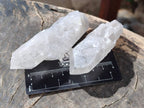 Natural Etched Quartz Crystals and Clusters x 12 From Mpika, Zambia - Toprock Gemstones and Minerals 