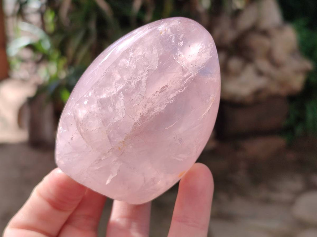 Polished Gemmy Star Rose Quartz Standing Free Forms x 4 Ambatondrazaka, Madagascar - Toprock Gemstones and Minerals 