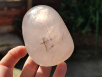 Polished Gemmy Star Rose Quartz Standing Free Forms x 4 Ambatondrazaka, Madagascar - Toprock Gemstones and Minerals 
