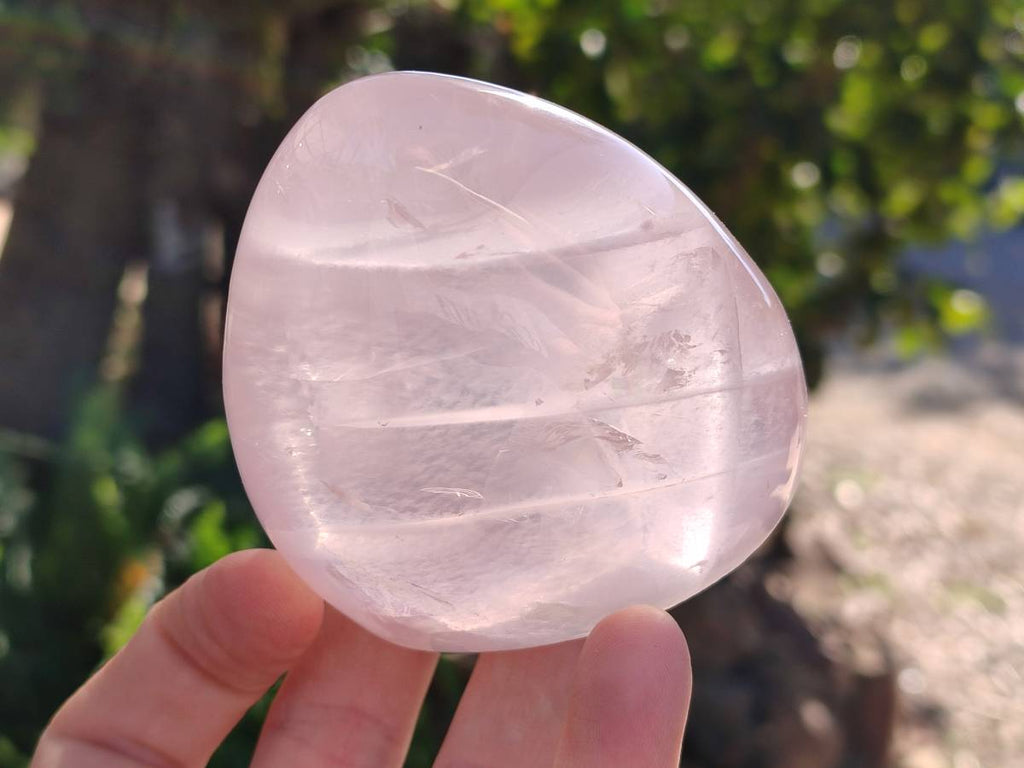 Polished Gemmy Star Rose Quartz Standing Free Forms x 4 Ambatondrazaka, Madagascar - Toprock Gemstones and Minerals 