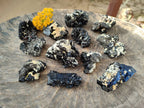 Natural Schorl Black Tourmaline Specimens x 12 From Erongo, Namibia - Toprock Gemstones and Minerals 