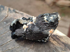 Natural Schorl Black Tourmaline Specimens x 12 From Erongo, Namibia - Toprock Gemstones and Minerals 
