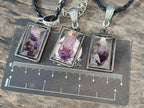 Hand Made Amethyst Pendants Set in Resin - Sold Per Item - From Southern Africa - Toprock Gemstones and Minerals 