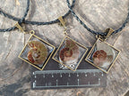 Hand Made Ammonite Pendants Set in Resin - Sold Per Item - From Southern Africa - Toprock Gemstones and Minerals 