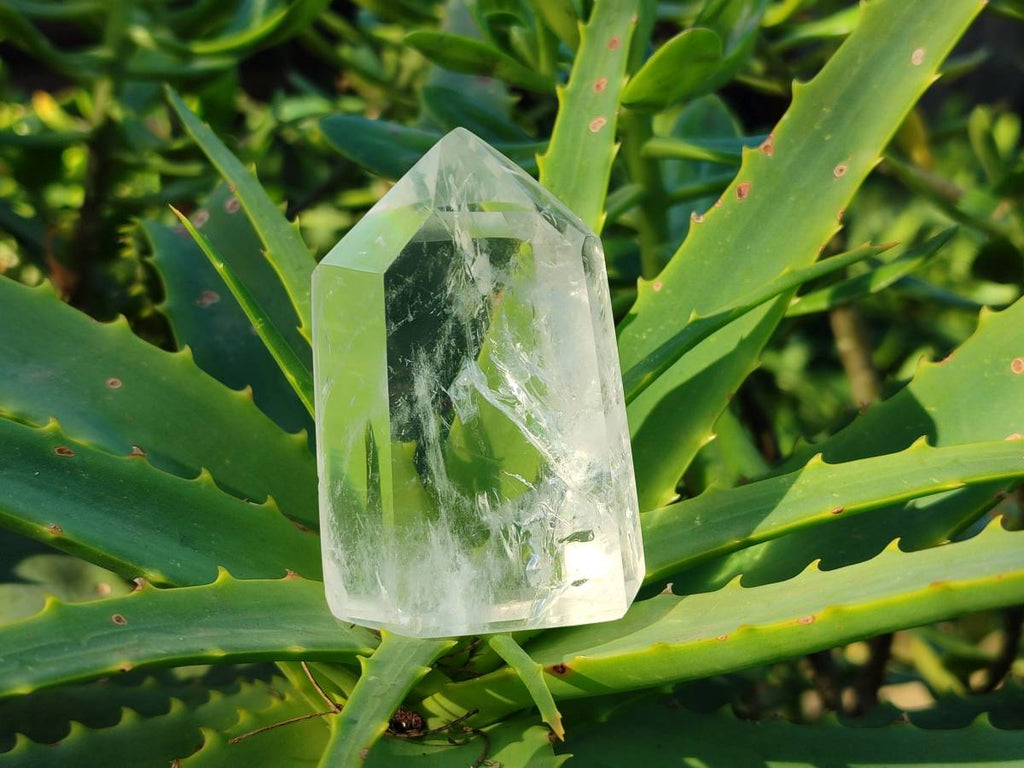 Polished Clear Quartz Crystals x 6 From Madagascar - Toprock Gemstones and Minerals 