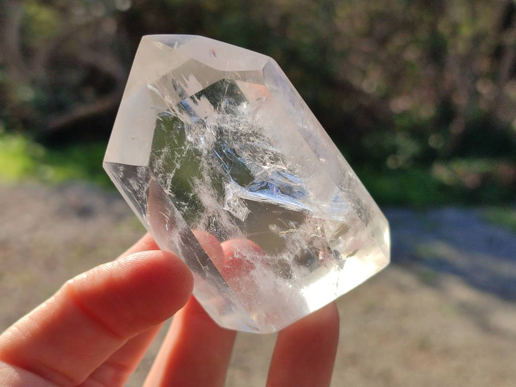 Polished Clear Quartz Crystals x 6 From Madagascar - Toprock Gemstones and Minerals 