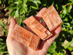 Natural Sunset Orange Calcite Specimens x 12 From Spitzkop, Namibia - Toprock Gemstones and Minerals 