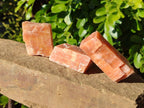 Natural Sunset Orange Calcite Specimens x 12 From Spitzkop, Namibia - Toprock Gemstones and Minerals 