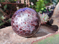 Polished Garnet Spheres x 3 From Mahajanga, Madagascar - Toprock Gemstones and Minerals 