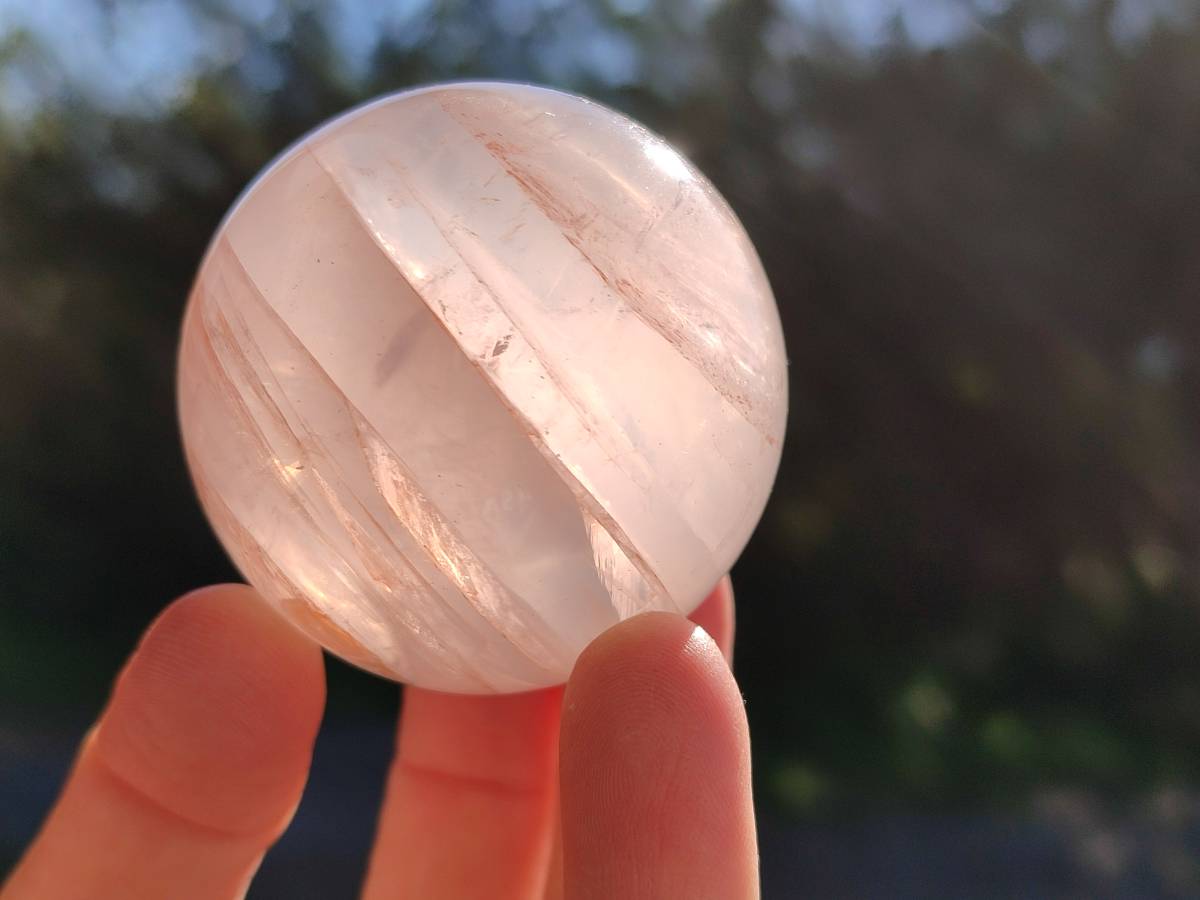 Polished Red Hematoid Quartz Spheres x 6 From Ambatondrazaka, Madagascar - Toprock Gemstones and Minerals 