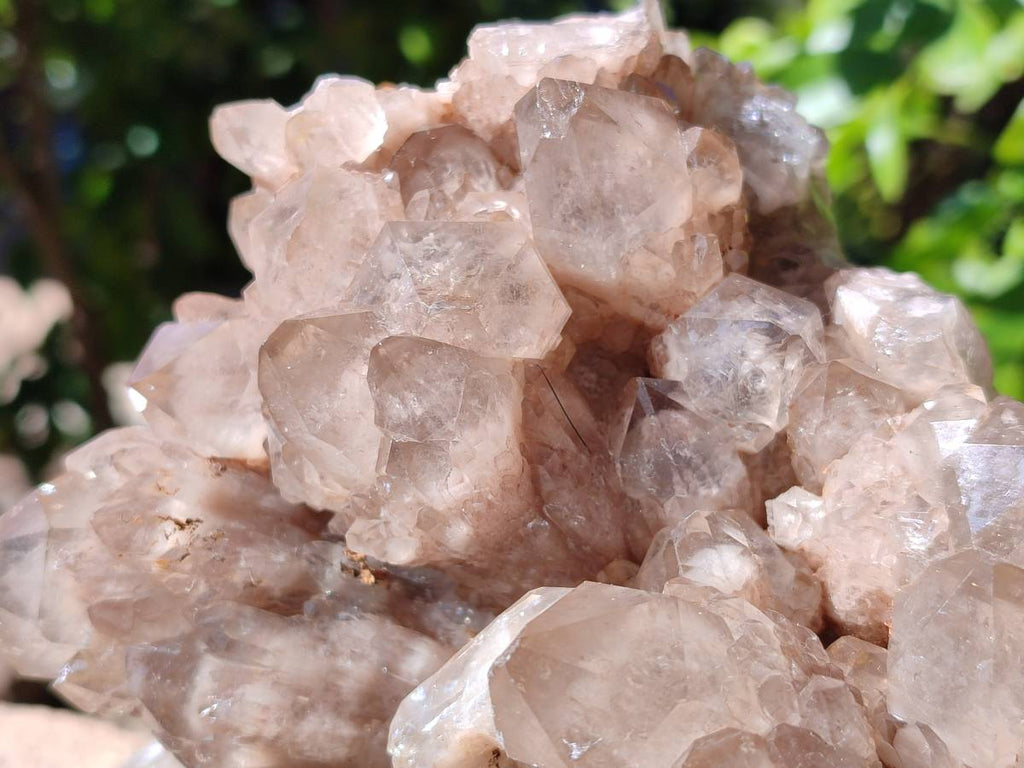 Natural Phantom Smokey Quartz Cluster x 1 From Luena, Congo - Toprock Gemstones and Minerals 