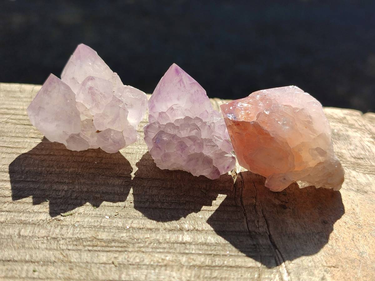 Natural Amethyst Spirit Quartz Crystals x 35 From Boekenhouthoek, South Africa - Toprock Gemstones and Minerals 