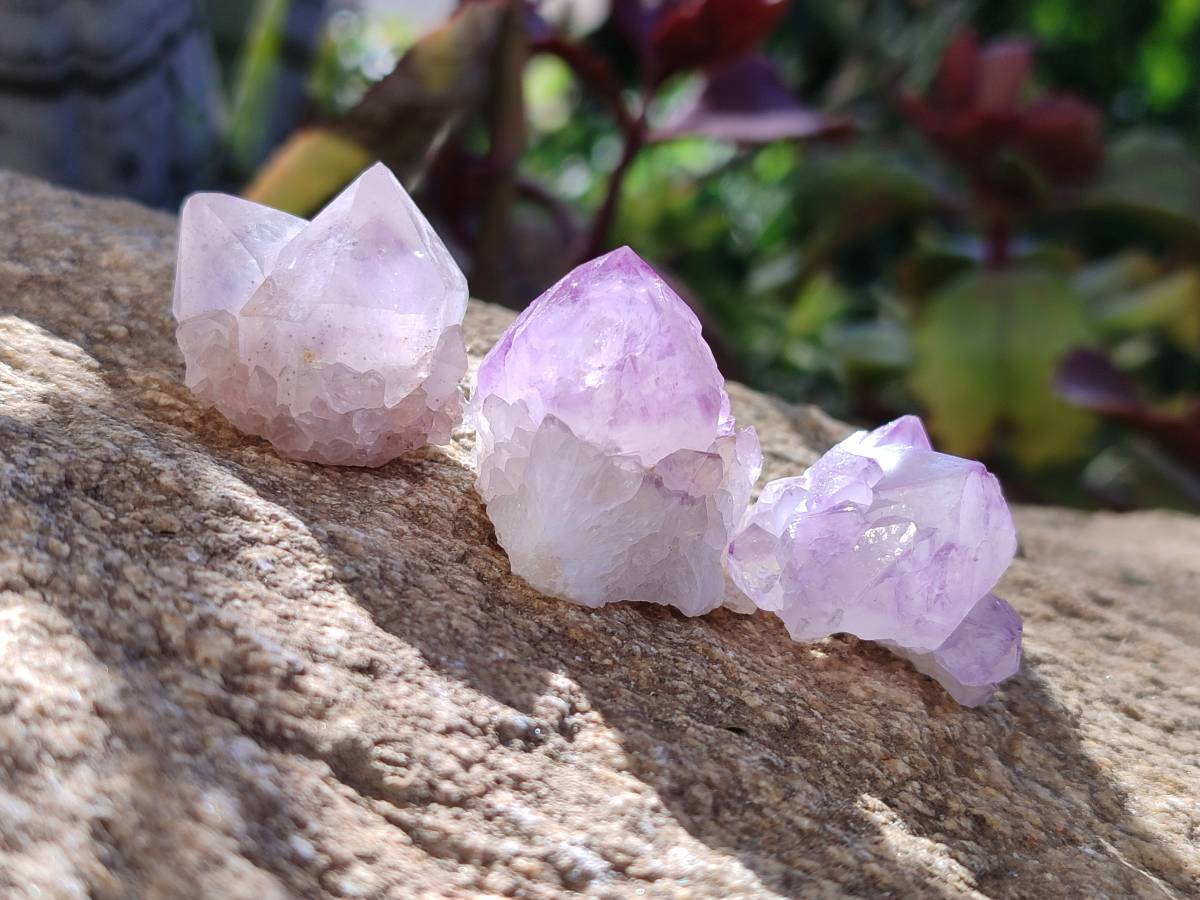 Natural Amethyst Spirit Quartz Crystals x 35 From Boekenhouthoek, South Africa - Toprock Gemstones and Minerals 