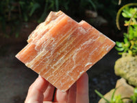Natural Sunset Orange Calcite Specimens x 6 From Spitzkop, Namibia - Toprock Gemstones and Minerals 