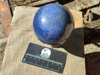 Polished Lazulite Spheres x 2 From Madagascar - Toprock Gemstones and Minerals 