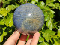 Polished Lazulite Spheres x 2 From Madagascar - Toprock Gemstones and Minerals 