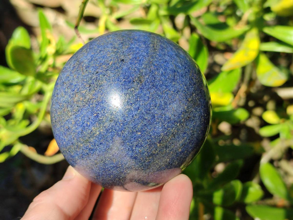 Polished Lazulite Spheres x 2 From Madagascar - Toprock Gemstones and Minerals 