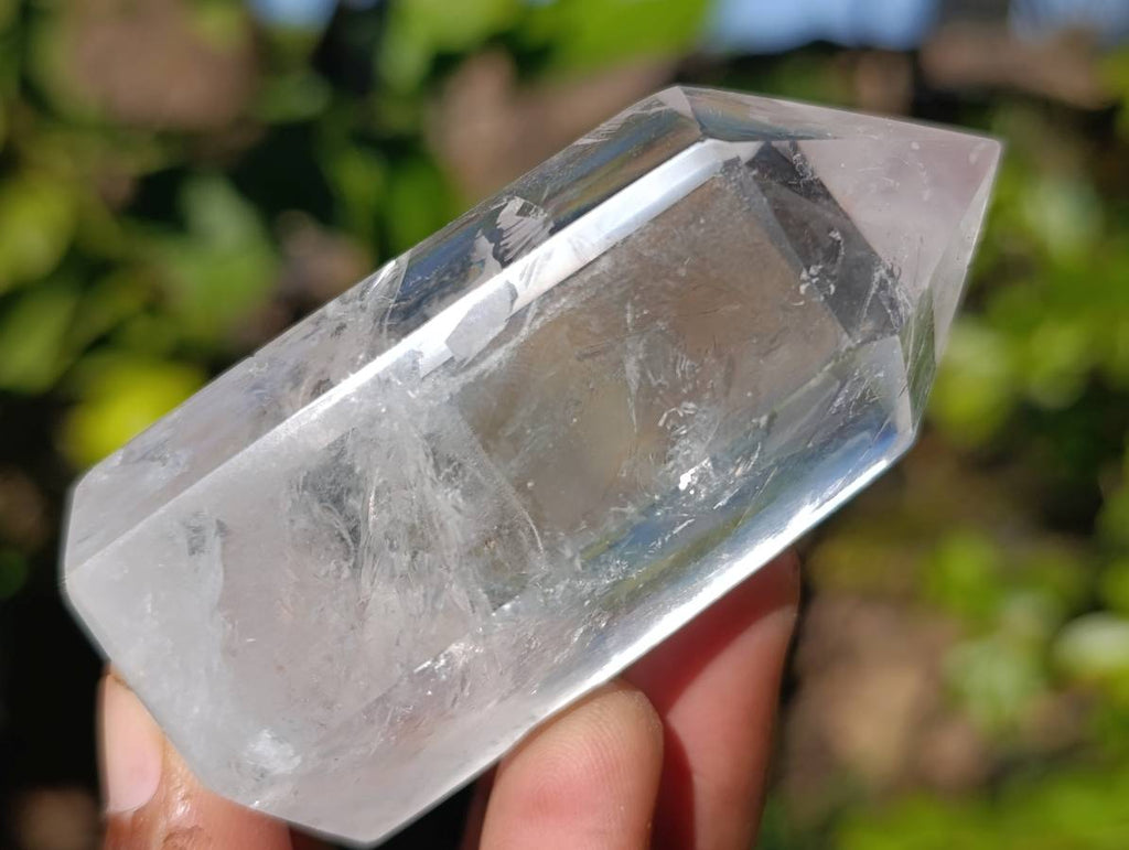 Polished Clear Quartz Crystals x 12 From Madagascar - Toprock Gemstones and Minerals 