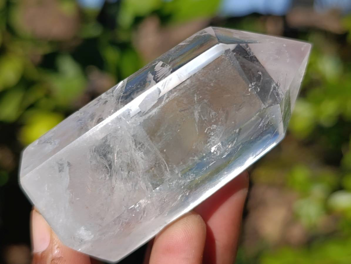 Polished Clear Quartz Crystals x 12 From Madagascar - Toprock Gemstones and Minerals 