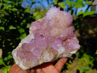 Natural Amethyst Spirit Quartz Clusters x 2 From Boekenhouthoek, South Africa