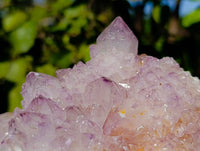 Natural Amethyst Spirit Quartz Clusters x 2 From Boekenhouthoek, South Africa
