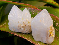 Natural Cascading Pineapple Candle Quartz Clusters x 13 From Madagascar