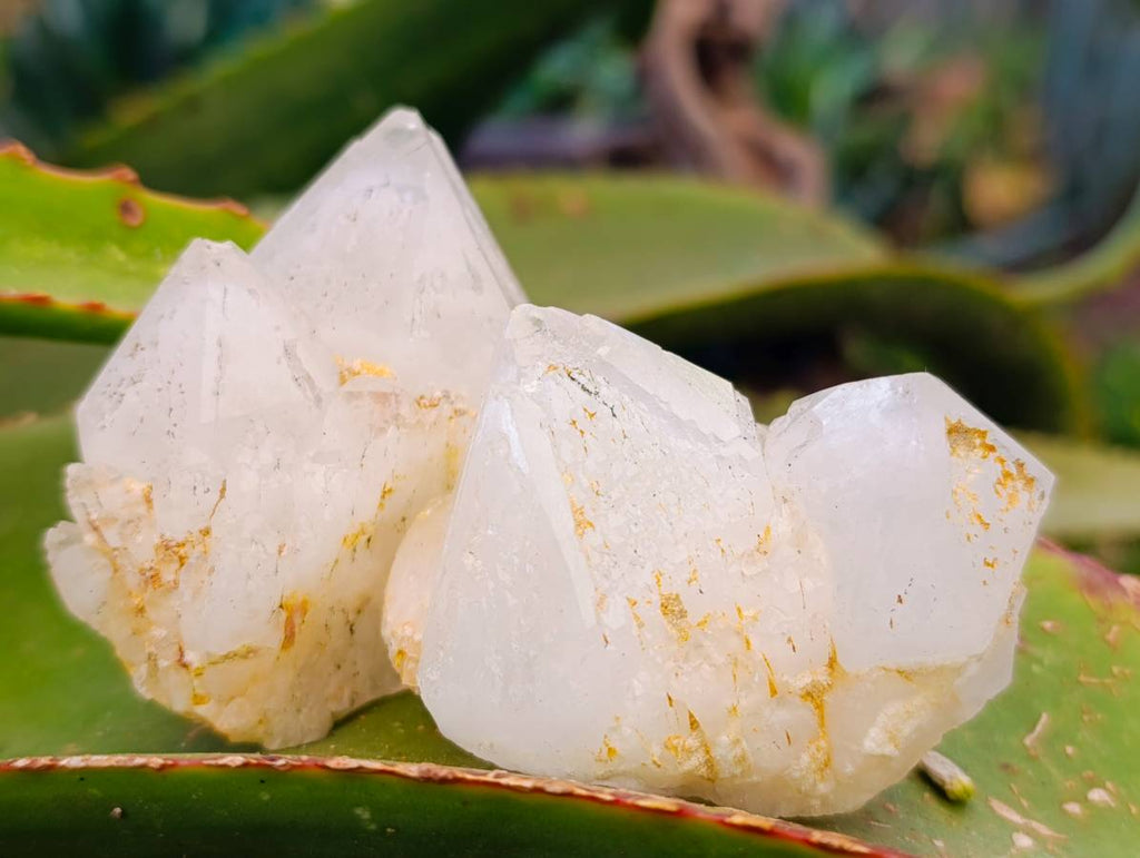 Natural Cascading Pineapple Candle Quartz Clusters x 13 From Madagascar - Toprock Gemstones and Minerals 