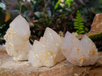 Natural Cascading Pineapple Candle Quartz Clusters x 13 From Madagascar - Toprock Gemstones and Minerals 