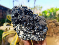 Natural Schorl Black Tourmaline Specimens x 3 From Erongo, Namibia