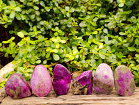 Polished Stichtite Free Forms x 6 From Barberton, South Africa - Toprock Gemstones and Minerals 