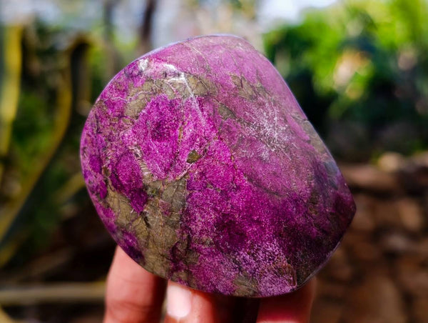 Polished Stichtite Free Forms x 6 From Barberton, South Africa - Toprock Gemstones and Minerals 