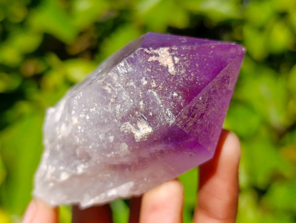 Natural Jacaranda Amethyst Quartz Crystals x 12 From Mumbwa, Zambia