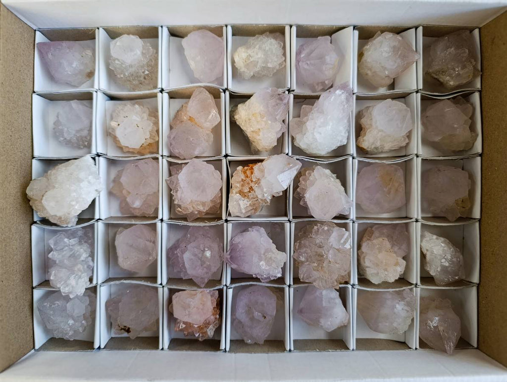Natural Amethyst Spirit Quartz Crystals x 35 From Boekenhouthoek, South Africa - Toprock Gemstones and Minerals 