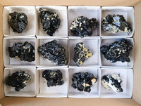 Natural Schorl Black Tourmaline Specimens x 12 From Erongo, Namibia - Toprock Gemstones and Minerals 
