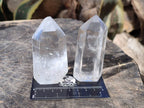 Polished Large Clear Quartz Crystals x 6 From Madagascar - Toprock Gemstones and Minerals 