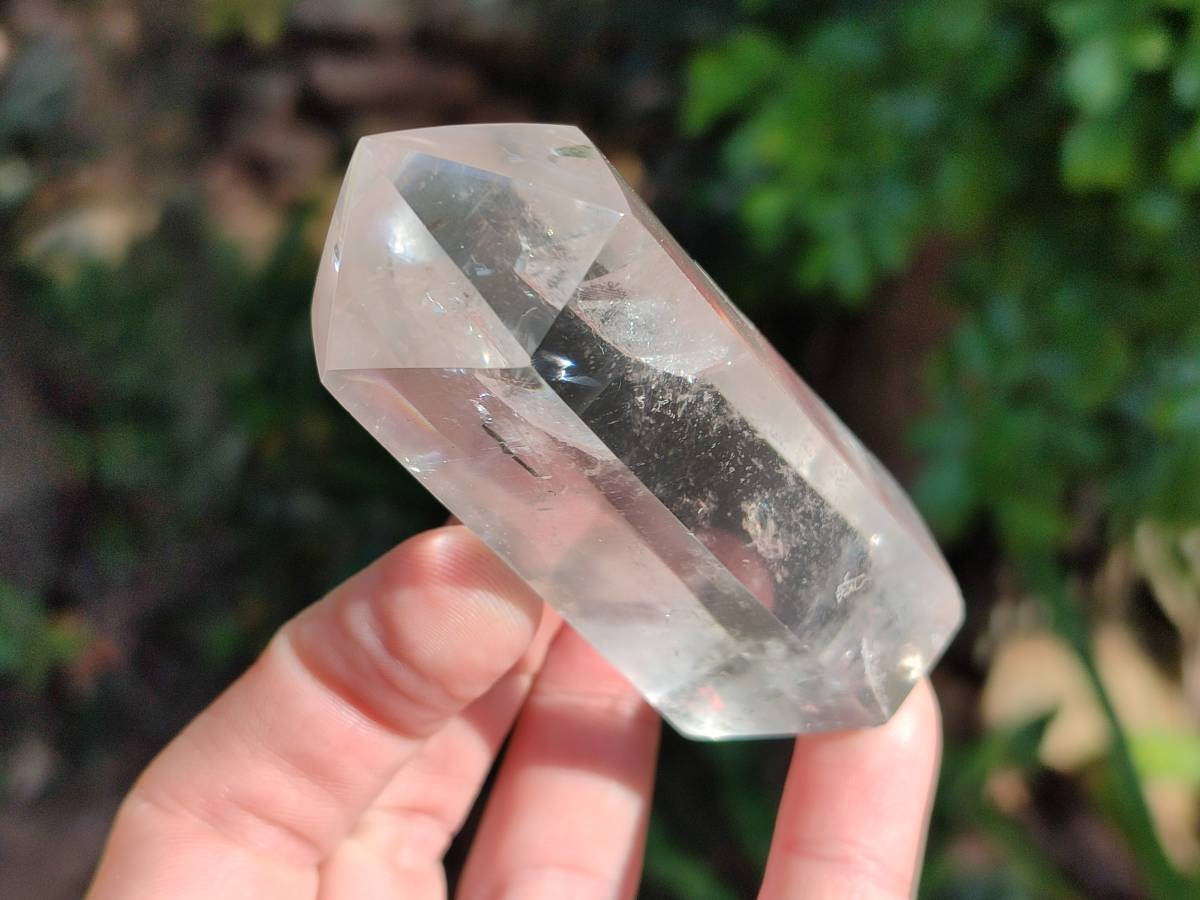 Polished Large Clear Quartz Crystals x 6 From Madagascar - Toprock Gemstones and Minerals 
