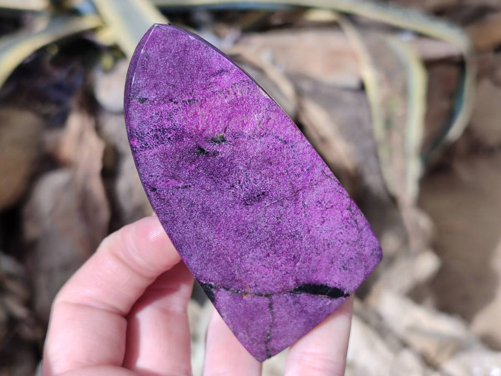 Polished Stichtite Free Forms x 4 From Barberton, South Africa - Toprock Gemstones and Minerals 