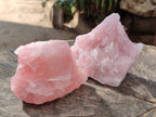 Natural Pink Rose Quartz Cobbed Specimens x 12 From North Cape, South Africa - Toprock Gemstones and Minerals 