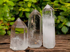 Polished Clear Quartz Crystals x 6 From Madagascar - Toprock Gemstones and Minerals 