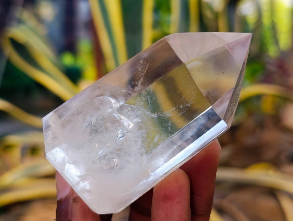 Polished Clear Quartz Crystals x 6 From Madagascar - Toprock Gemstones and Minerals 