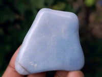 Polished Blue Lace Agate Tumbled Stones x 20 From Malawi
