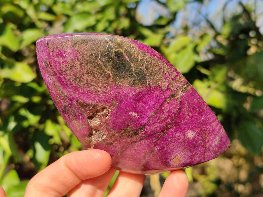 Polished Stichtite Free Forms x 4 From Barberton, South Africa - Toprock Gemstones and Minerals 