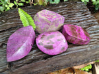 Polished Stichtite Free Forms x 4 From Barberton, South Africa - Toprock Gemstones and Minerals 